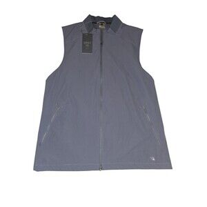 VRST Men's Lightweight Full Zip Golf Vest Indigo Navy Size Medium NWT